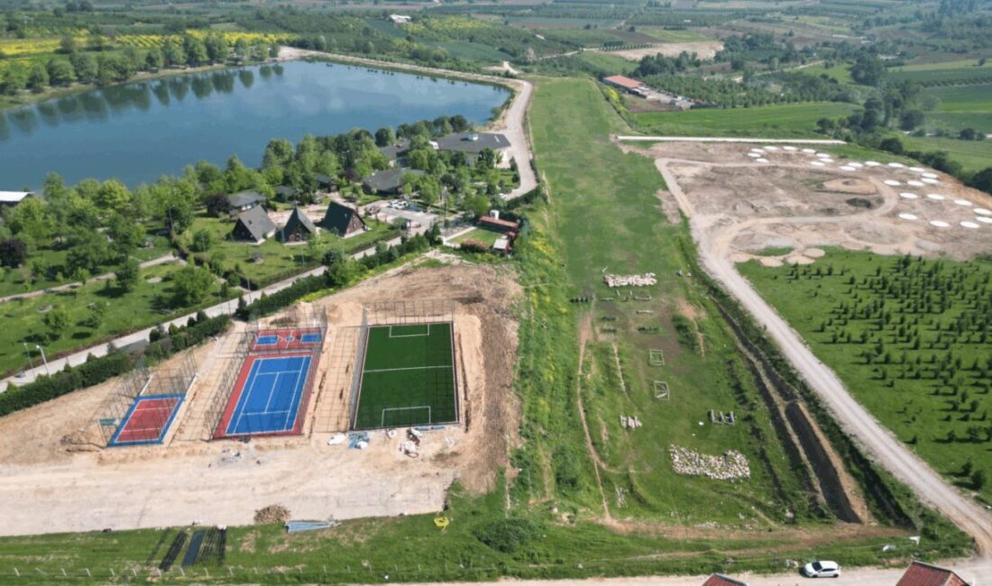 İnegöl Belediyesi’nin Yeniceköy Mahallesinde yeşillikler içerisinde bulunan Doğa Sporları ve