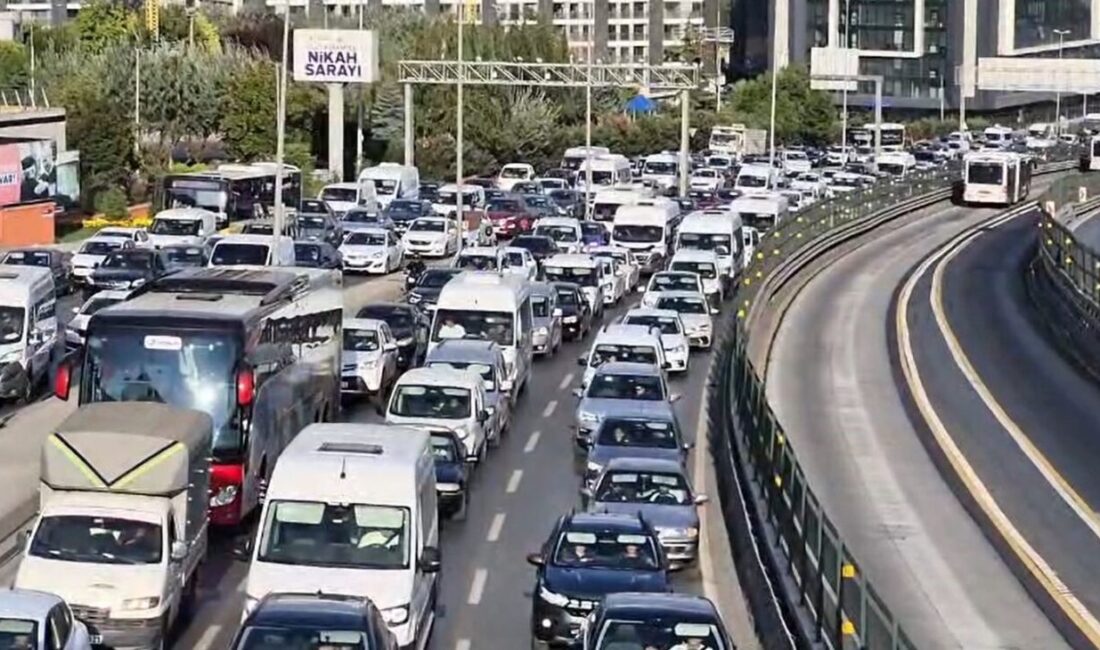 Küçükçekmece’de E-5 üzerindeki bir üst geçide çıkan şahıs intihara kalkıştı.