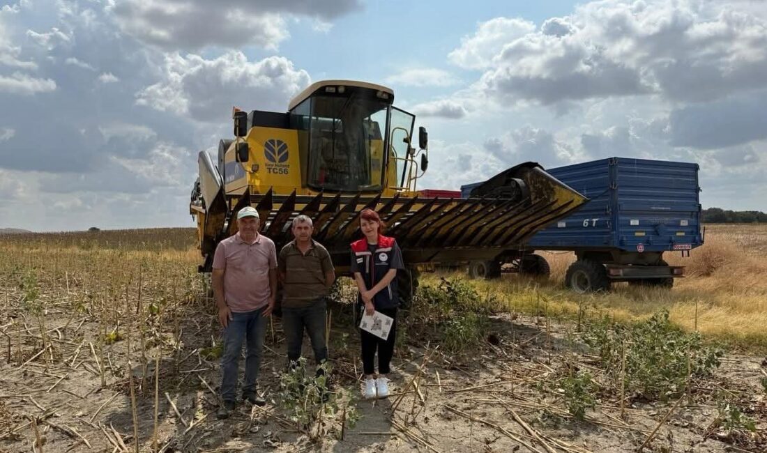 Edirne’nin İpsala ilçesinde, İlçe Tarım ve Orman Müdürlüğü ekipleri tarafından
