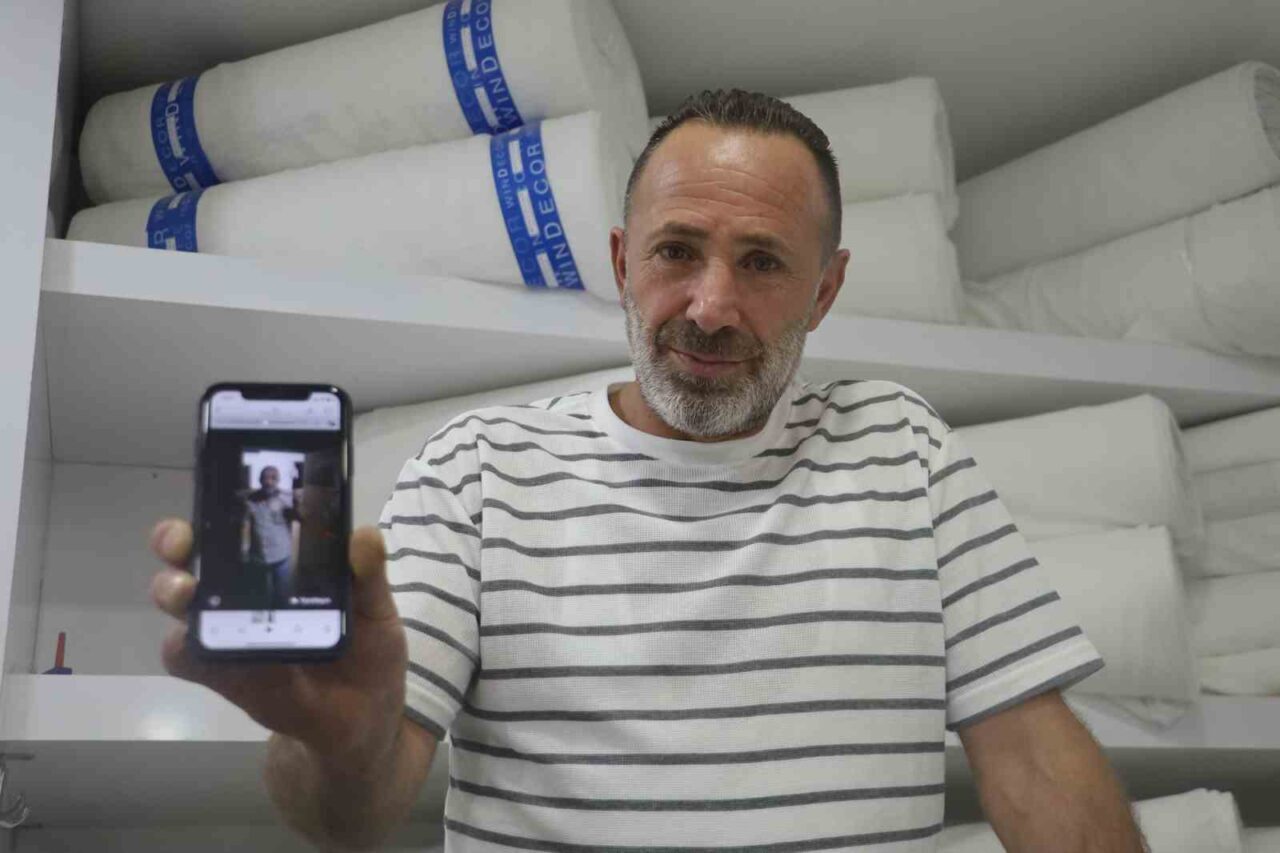 Sivas’ta yaşayan Rüştü Kiriş, marketin deposunda yakaladığı ve “kanka” diye