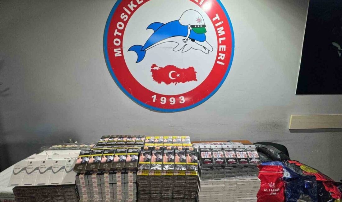 Hatay’ın İskenderun ilçesinde düzenlenen operasyonda, gümrük kaçağı 965 paket sigara