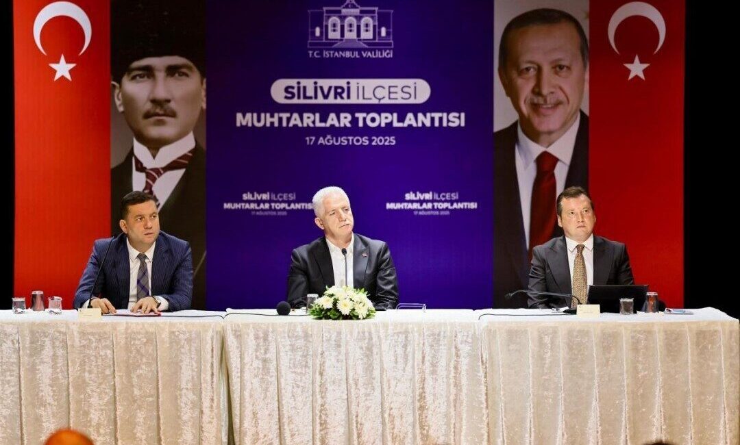 İstanbul Valiliği ve Silivri Belediyesi tarafından düzenlenen muhtarlar toplantısında mahallelerin