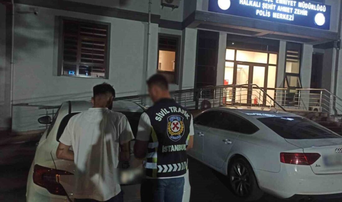 İstanbul’da trafikte makas atarak ilerleyen sürücü polis ekipleri tarafından yakalandı.