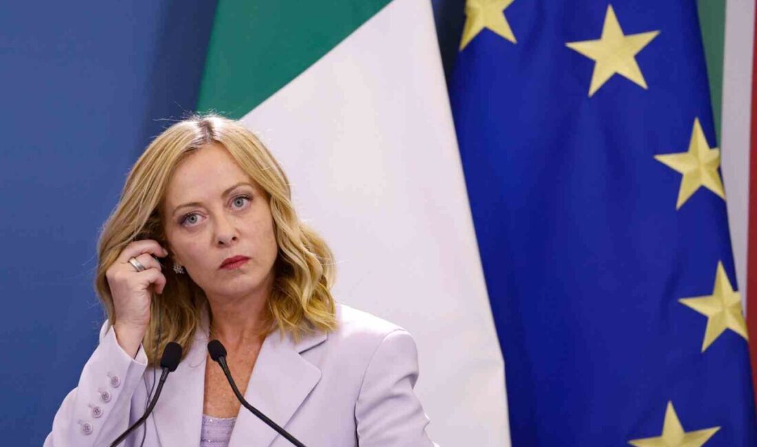 İtalya Başbakanı Giorgia Meloni, İsrail’in Gazze Şeridi’ndeki Nasser Hastanesi’nde düzenlediği