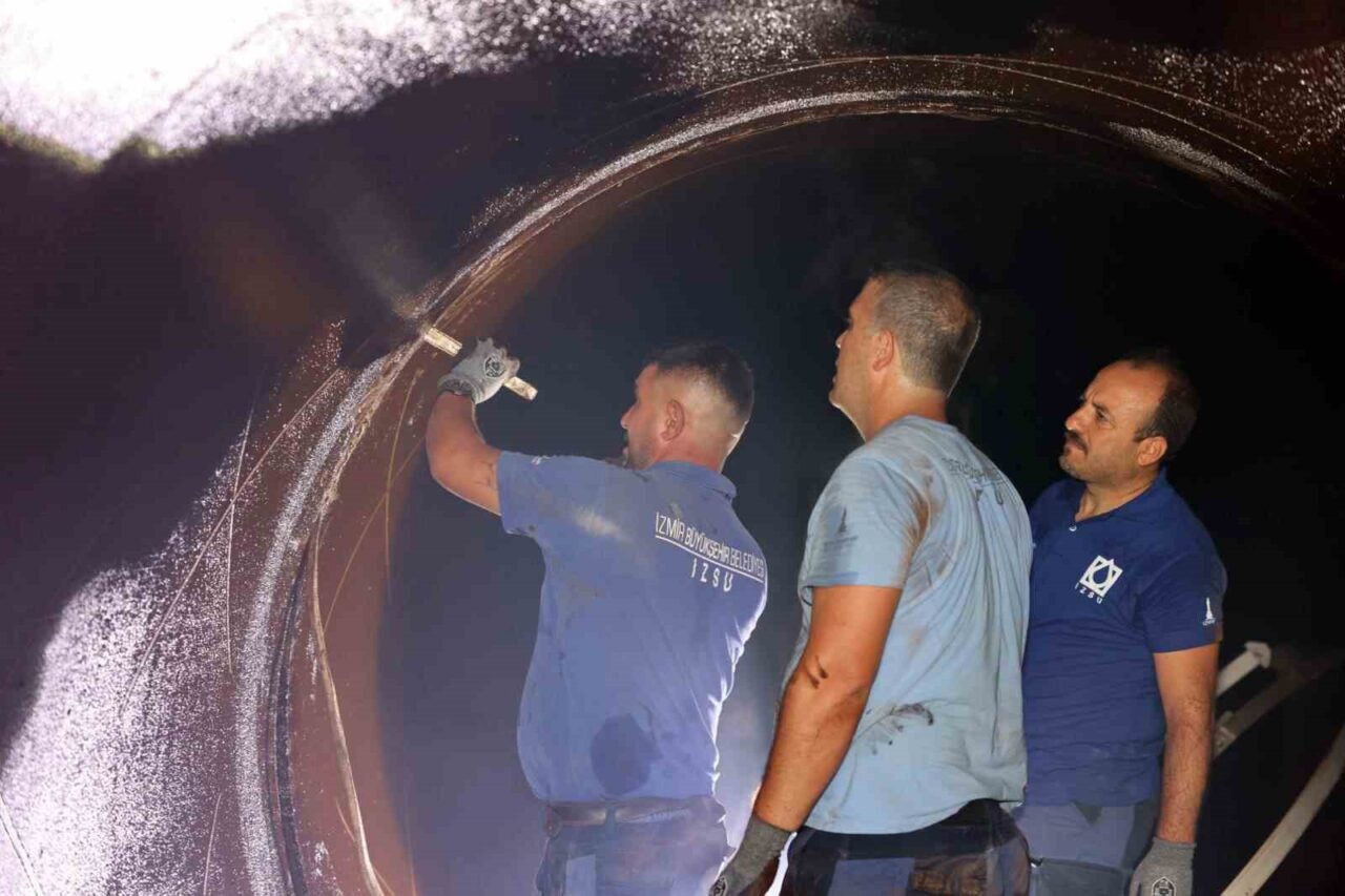 İZSU Genel Müdürlüğü, Menemen Yahşelli’den kente su taşıyan ana isale