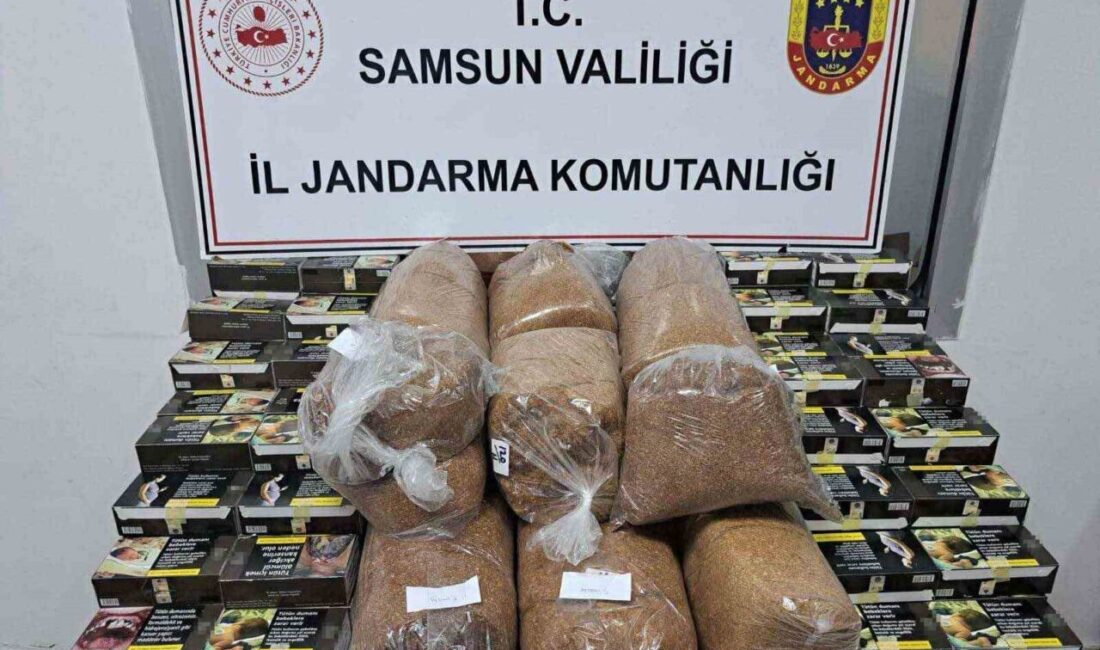 Jandarma 25 bin 600 kaçak makaron ele geçirdi Samsun’da jandarma ekipleri tarafından bir iş yerinde yapılan aramada 25
