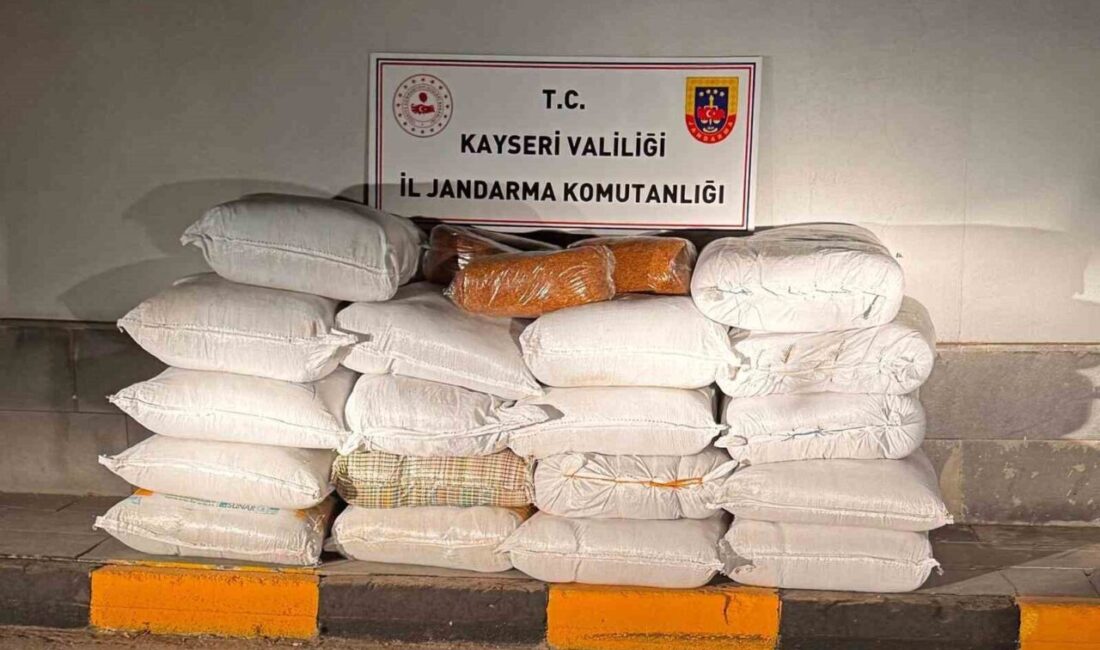 Kayseri’de jandarma ekipleri tarafından Temmuz ayı içerisinde yapılan çalışmalarda, bin