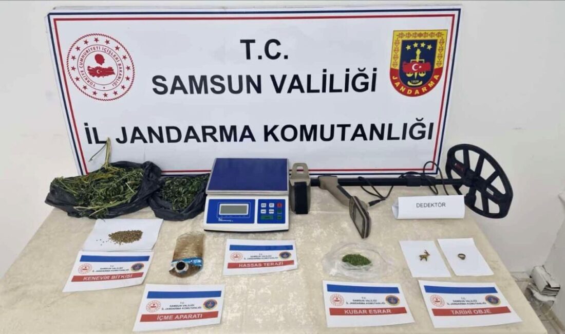 Samsun’da jandarma tarafından uyuşturucuyla yakalanan şahıs gözaltına alındı. Edinilen bilgiye