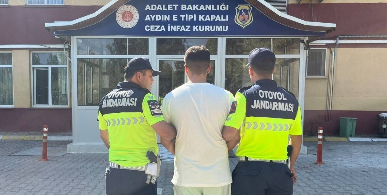 Aydın’da Hamidiye Jandarma Otoyol Karakol Komutanlığı ekiplerinin dikkati sayesinde hakkında