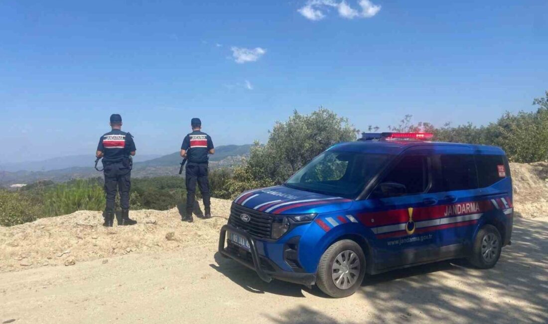 Aydın’ın dört ilçesinde jandarma ekipleri tarafından yangınlara karşı ormanlık alanlarda