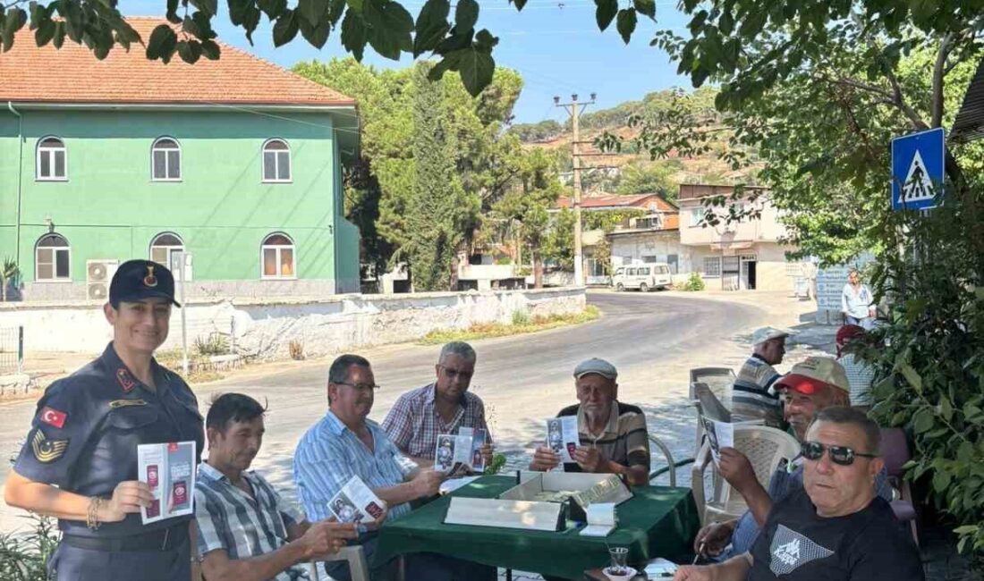 Aydın’ın Söke ilçesinde jandarma ekipleri, kadına yönelik şiddetin önlenmesi ve
