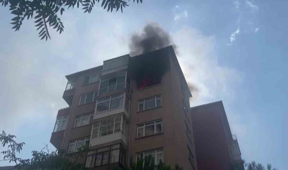 İstanbul’un Kadıköy ilçesinde 11 katlı bir binanın 10’uncu katında çıkan