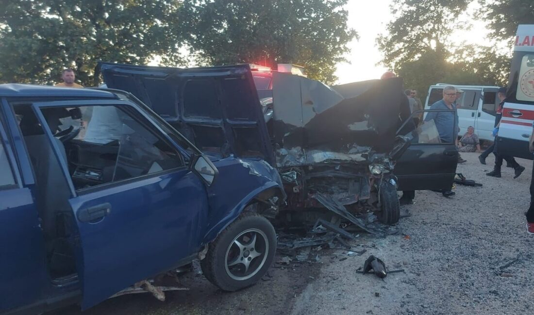 Bursa’nın Mustafakemalpaşa ilçesine bağlı Körekem Mahallesi yakınlarında meydana gelen trafik