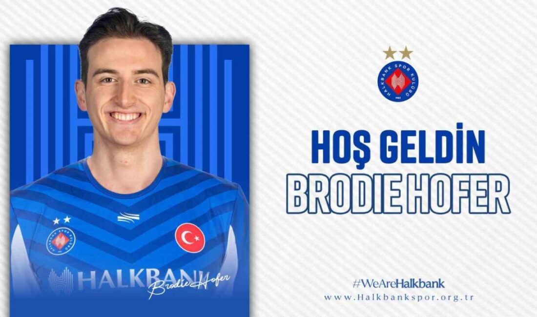 Kanadalı smaçör Brodie Hofer, Halkbank’ta Efeler Ligi ekiplerinden Halkbank, 2025-2026 sezonu kadro yapılanması kapsamında Kanadalı