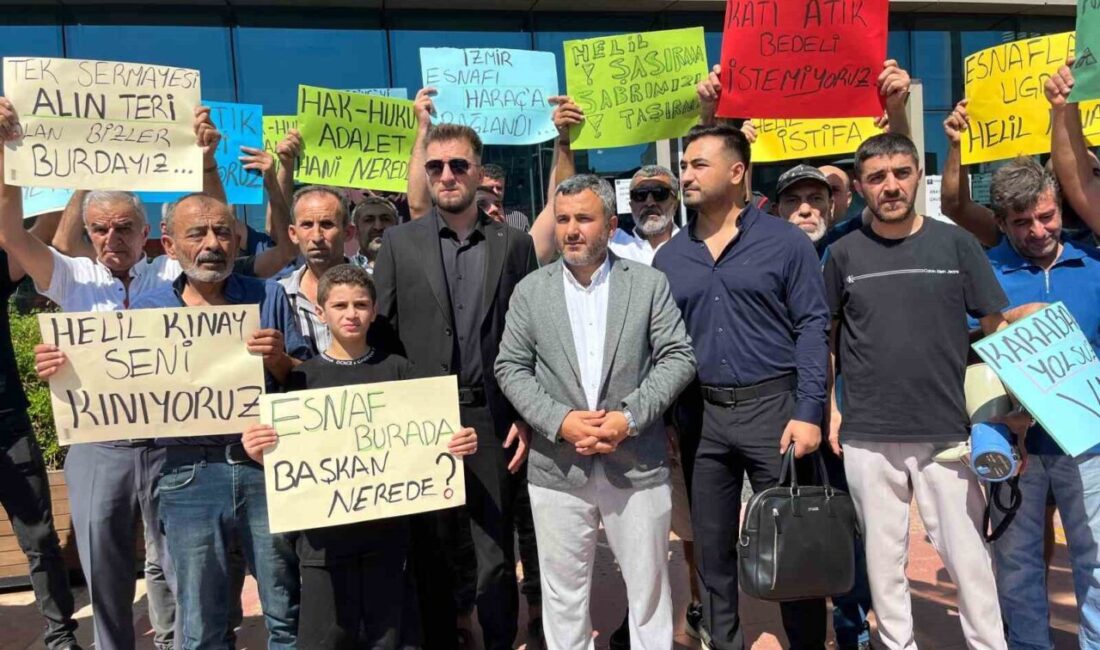 Karabağlar Belediyesi’nin pazarcı esnafına yönelik katı atık bedellerini artırması tepkilere