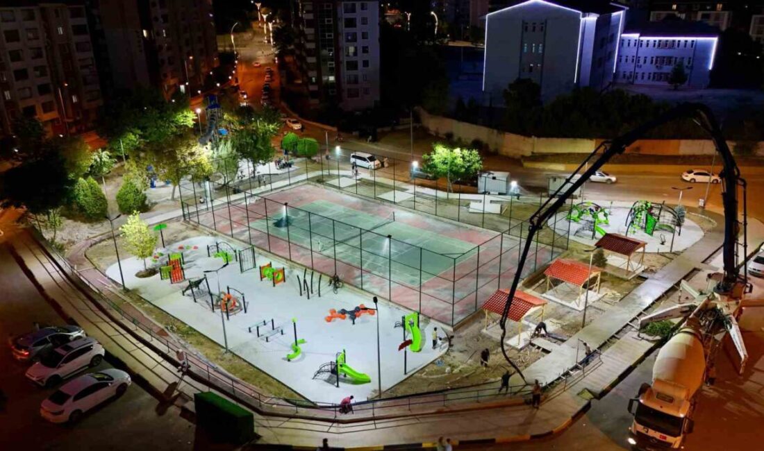 Karabük Belediyesi, şehir genelinde park ve yeşil alan yatırımlarını hızlandırarak