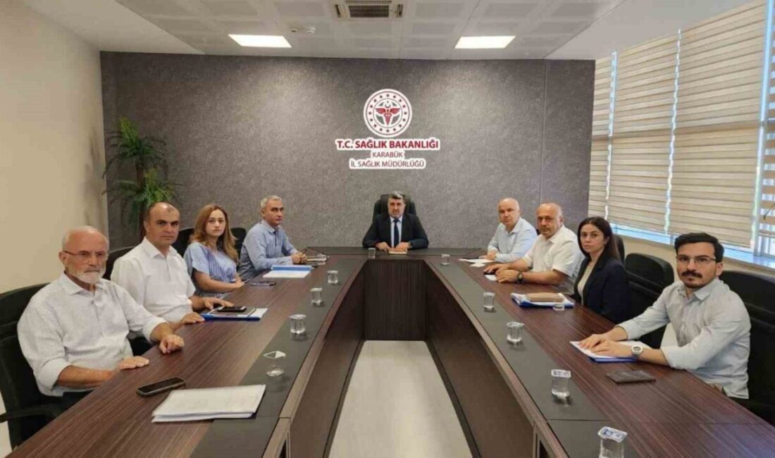 Karabük İl Sağlık Müdürü Op. Dr. İsmail Kara başkanlığında, il