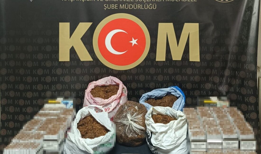 Karaman’da polisin yaptığı asayiş uygulamalarında uyuşturucu, kaçak tütün ve ruhsatsız
