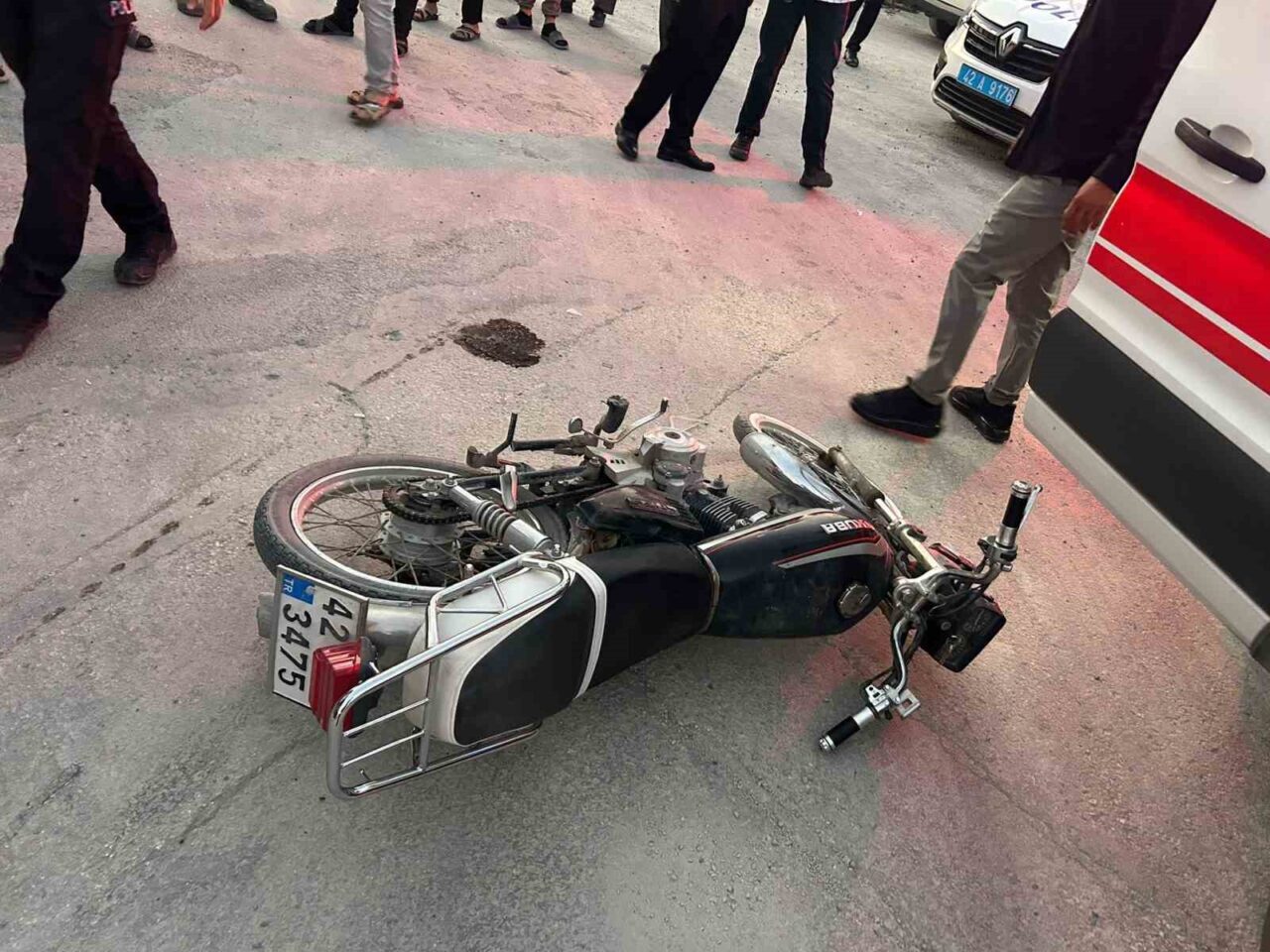 Konya’nın Karapınar ilçesinde meydana gelen trafik kazasında 2 kişi yaralandı.