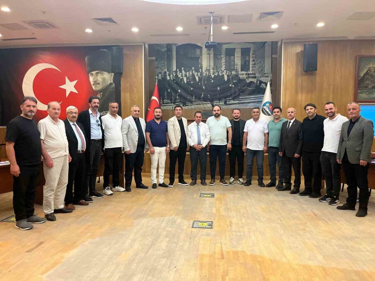 Kars 36 Spor Kulübü’nün ilk yönetim kurulu toplantısı, Kars Belediye