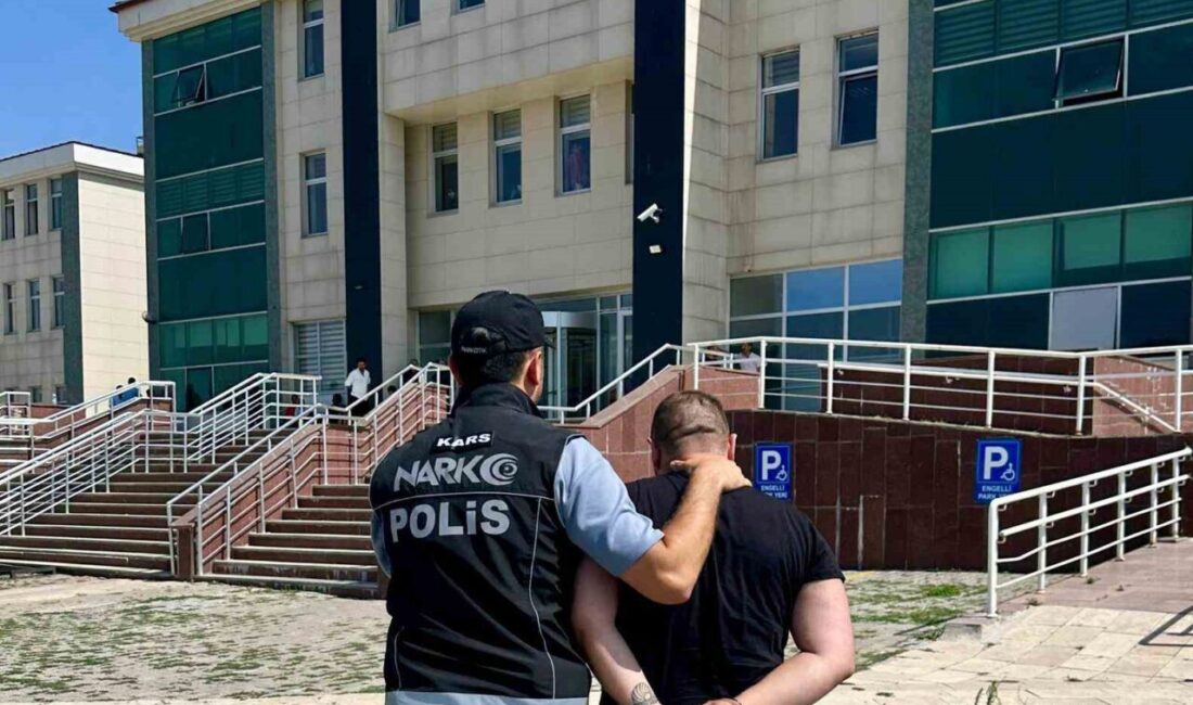 Kars’ta hakkında uyuşturucu ticareti suçundan kesinleşmiş hapis cezası bulunan 1