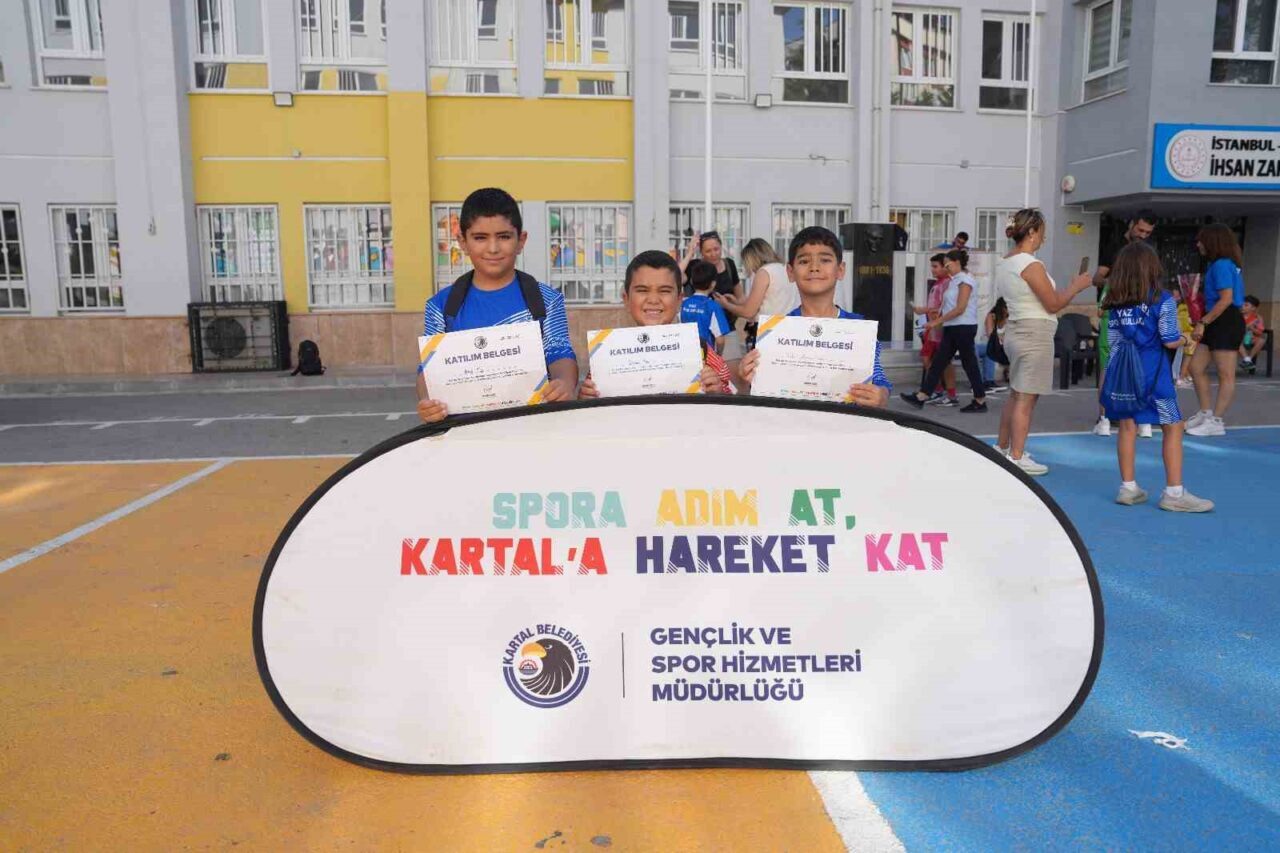 Kartal Belediyesi tarafından çocukların spora erken yaşta adım atmasını teşvik