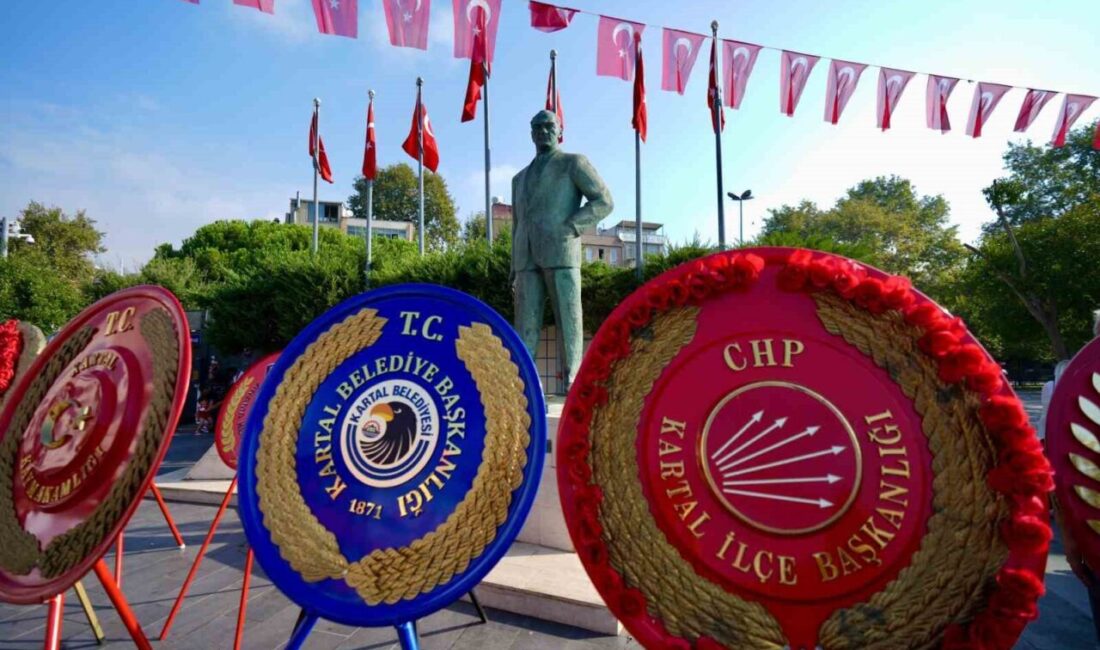 Kartal’da 30 Ağustos Zafer Bayramı’nın 103’üncü yıl dönümü, düzenlenen törenlerle