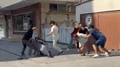 Kayseri’nin Kocasinan ilçesinde yabancı uyruklu iki grup arasında çıkan kavgada