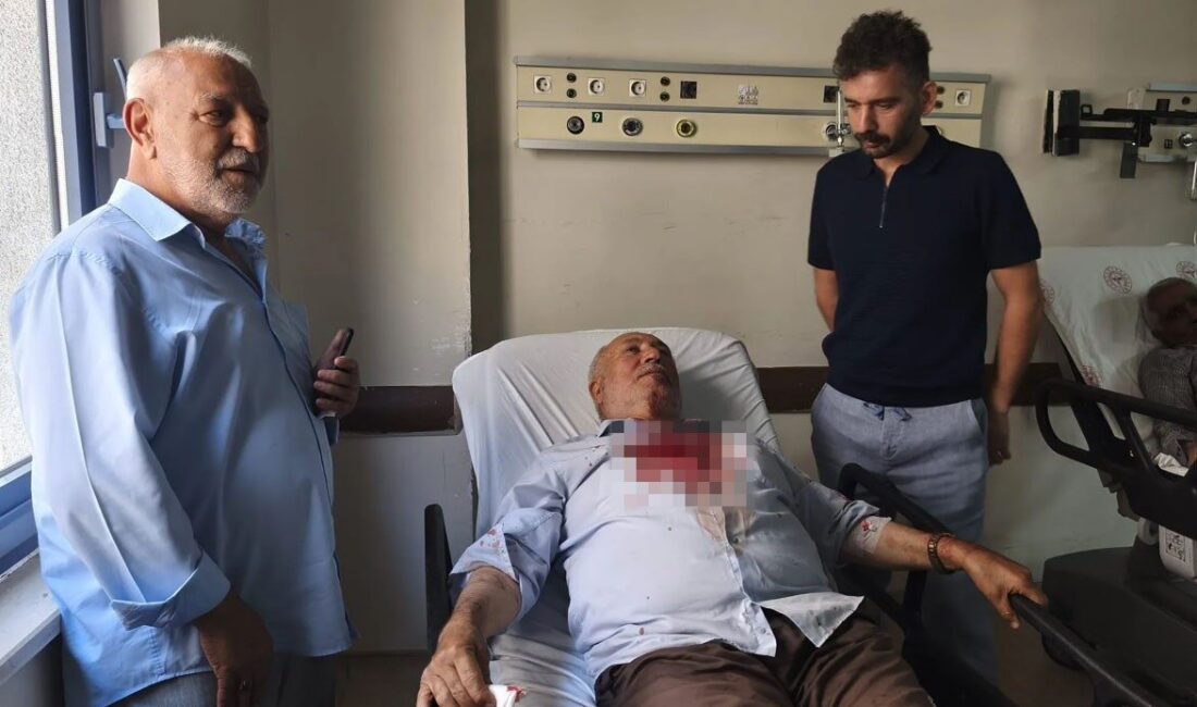 Iğdır’da cami bahçesinde kavga eden tarafları ayırmak isterken yumruklu saldırıya