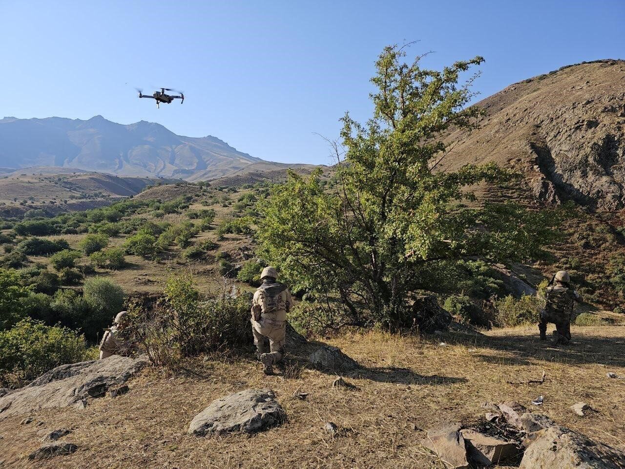 Van’ın Erciş ilçesinde arazide otladıkları sıra kaybolan koyunlar, jandarma ekiplerinin
