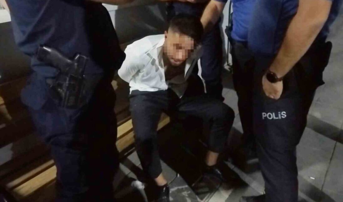 Aksaray’da eşini götürdüğü iddiasıyla kayınbiraderiyle tartışan şahıs, hastane önünde belindeki