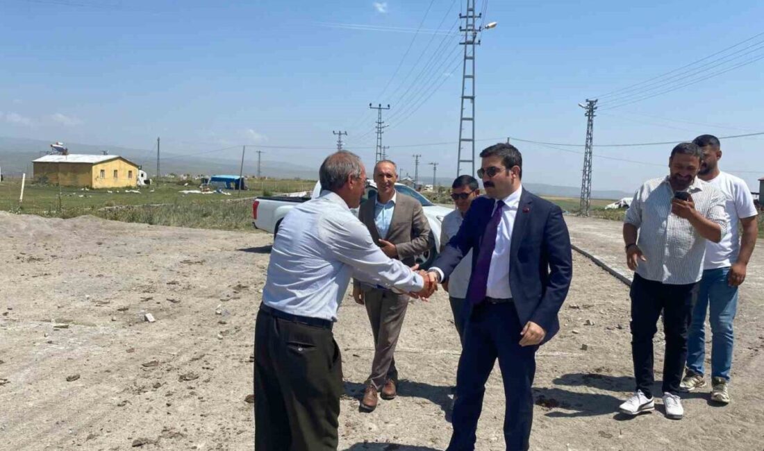 Arpaçay Kaymakamı Muhammed Burak Akköz, KÖYDES çalışmalarını yerinde gördü, çalışmalar