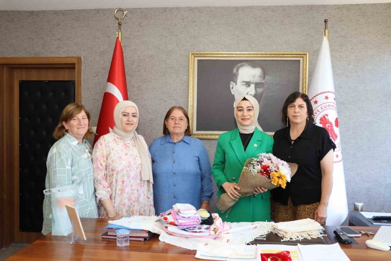 Erzurum’un Olur ilçesinde ilçeye ilk defa atanan kadın kaymakam Semanur