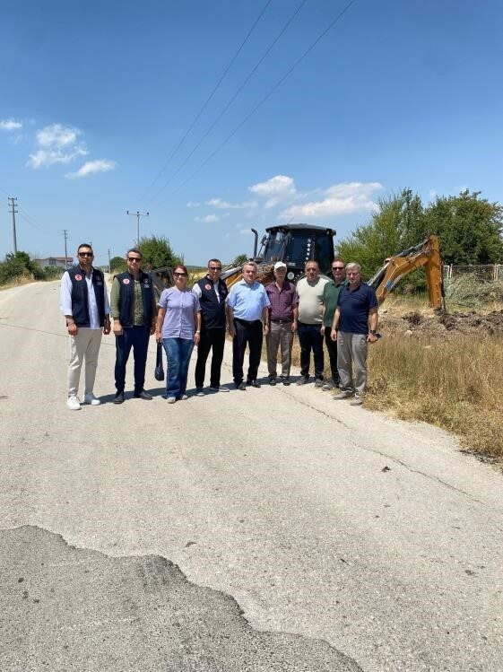 Bilecik’in Bozüyük ilçesinde, Kandilli köyünde yürütülen altyapı çalışmaları kapsamında Bozüyük