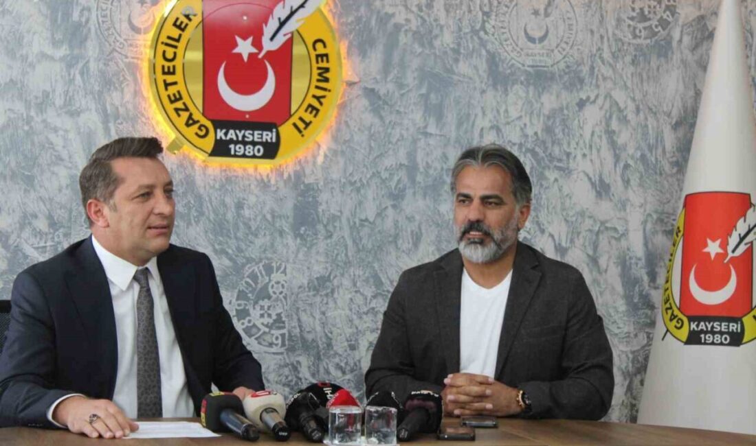 Kayseri Sivaslılar Federasyonu Başkanı İsa Gün; Kayseri Gazeteciler Cemiyeti ziyaretinde