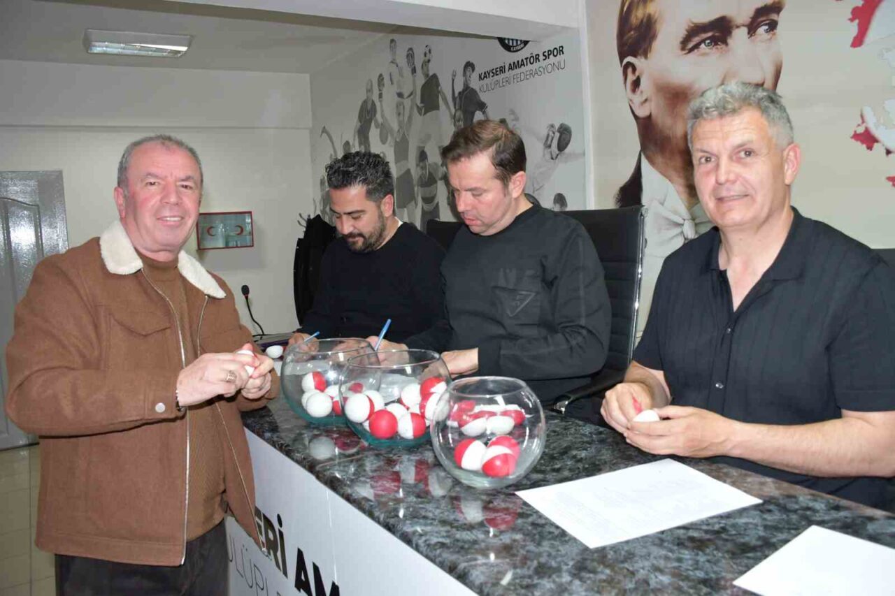 Kayseri Birinci Amatör Küme’de fikstür çekimi 2 Eylül 2025 Salı