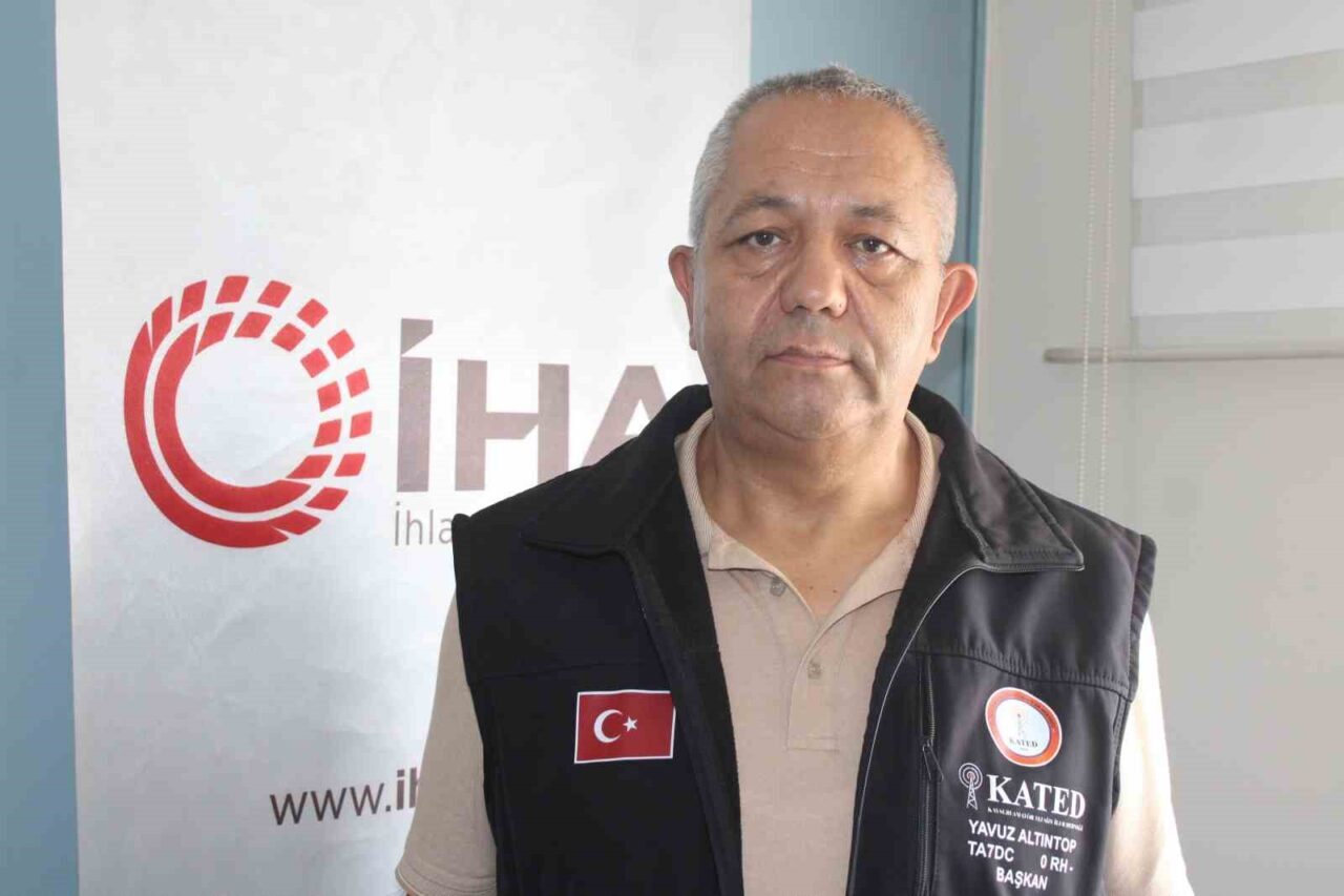 Kayseri Amatör Telsizciler Derneği (KATED) Başkanı Yavuz Altıntop; muhtemel afetlerde