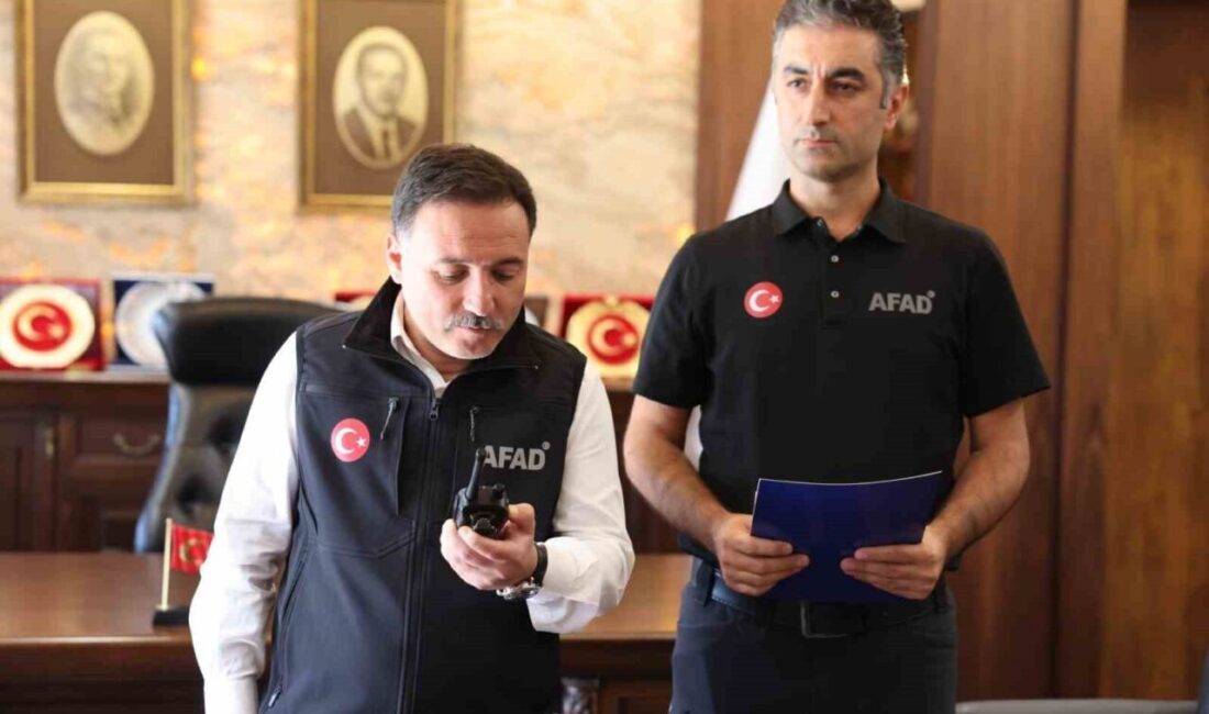Kayseri’de afet durumlarında arama kurtarma ekiplerinin koordinasyonunun sağlanması için ‘haberleşme