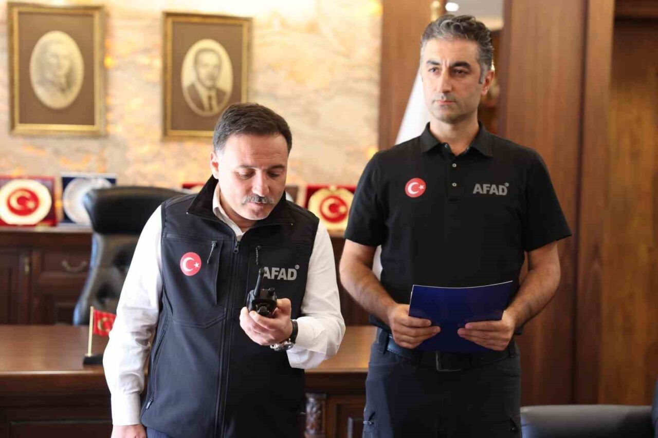 Kayseri’de afet durumlarında arama kurtarma ekiplerinin koordinasyonunun sağlanması için ‘haberleşme