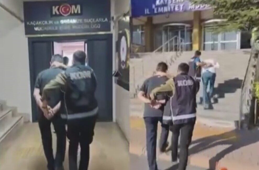 Kayseri’de polis ekipleri tarafından silah kaçakçılarına yönelik düzenlenen operasyonda; 1