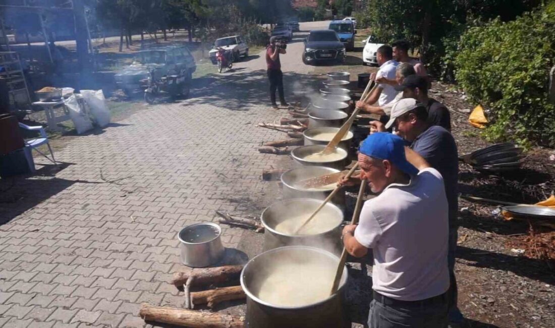 Burdur’un Gölhisar ilçesine bağlı Yusufça Beldesi’nin Çamköy Mahallesi’nde imece usulüyle