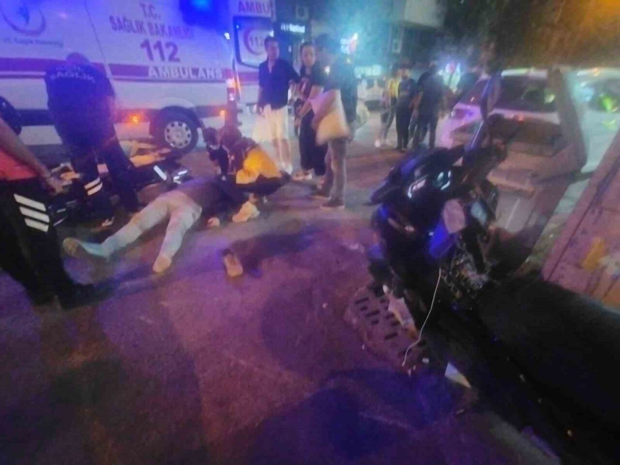 Eskişehir’de ticari araç ile çarpışan motosikletin sürücüsü yaralandı. Olay, dün