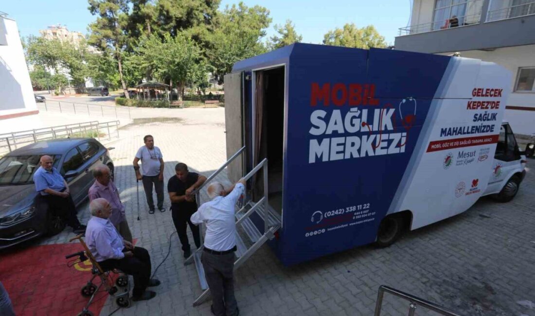 Kepez Belediyesi, Mobil Sağlık Merkezi ile Antalya Huzurevi sakinlerine göz