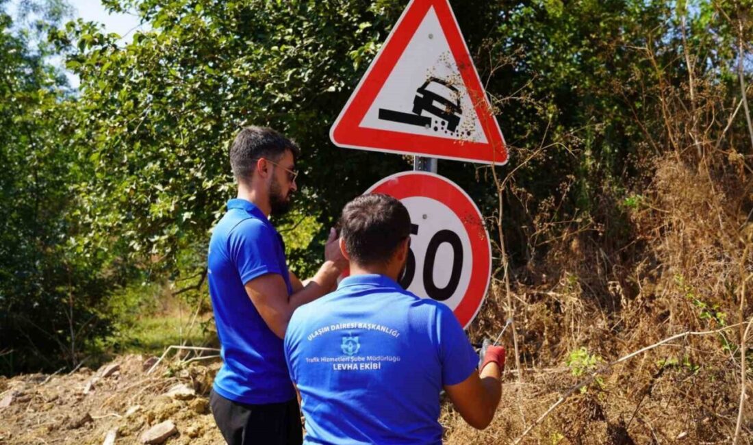 Kocaeli’de sürücülerin can ve mal güvenliği sağlamak amacıyla kırsal bölgelerde