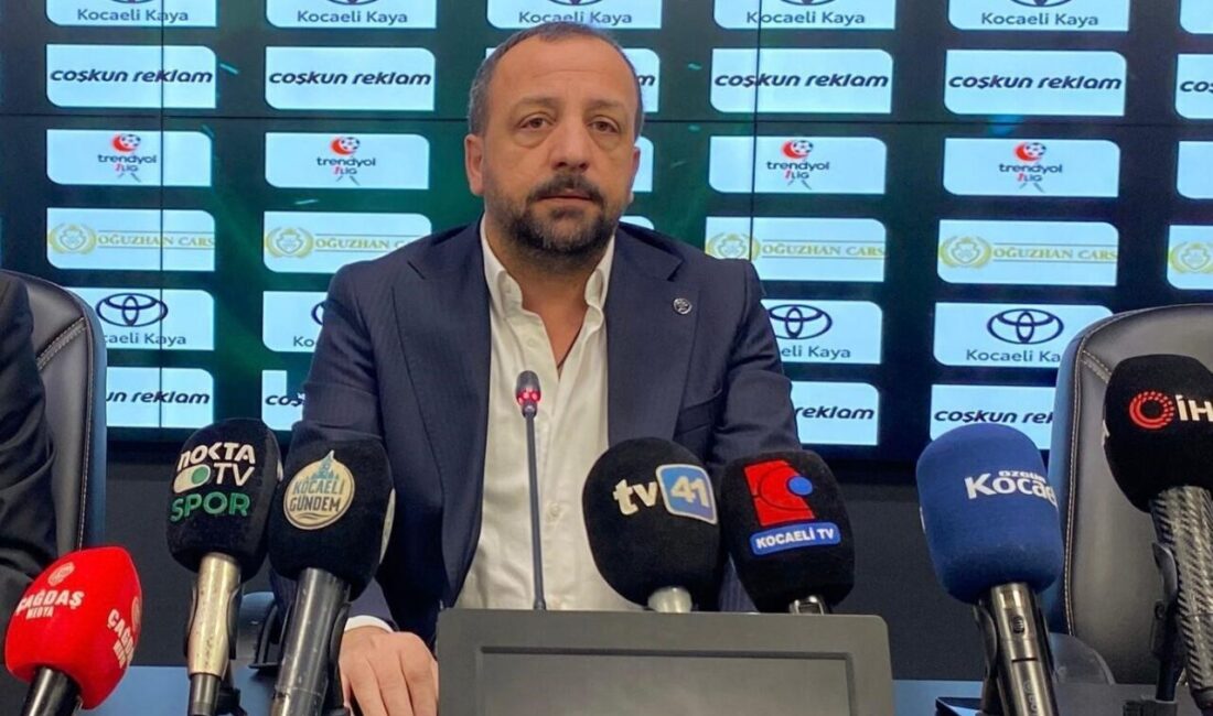 Trendyol Süper Lig’in yeni takımı Kocaelispor’da basın sözcüsü Kadir Genç,