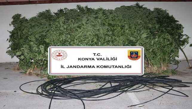 Konya’da son 3 günde jandarma ekiplerince yapılan çalışmalarda çok sayıda