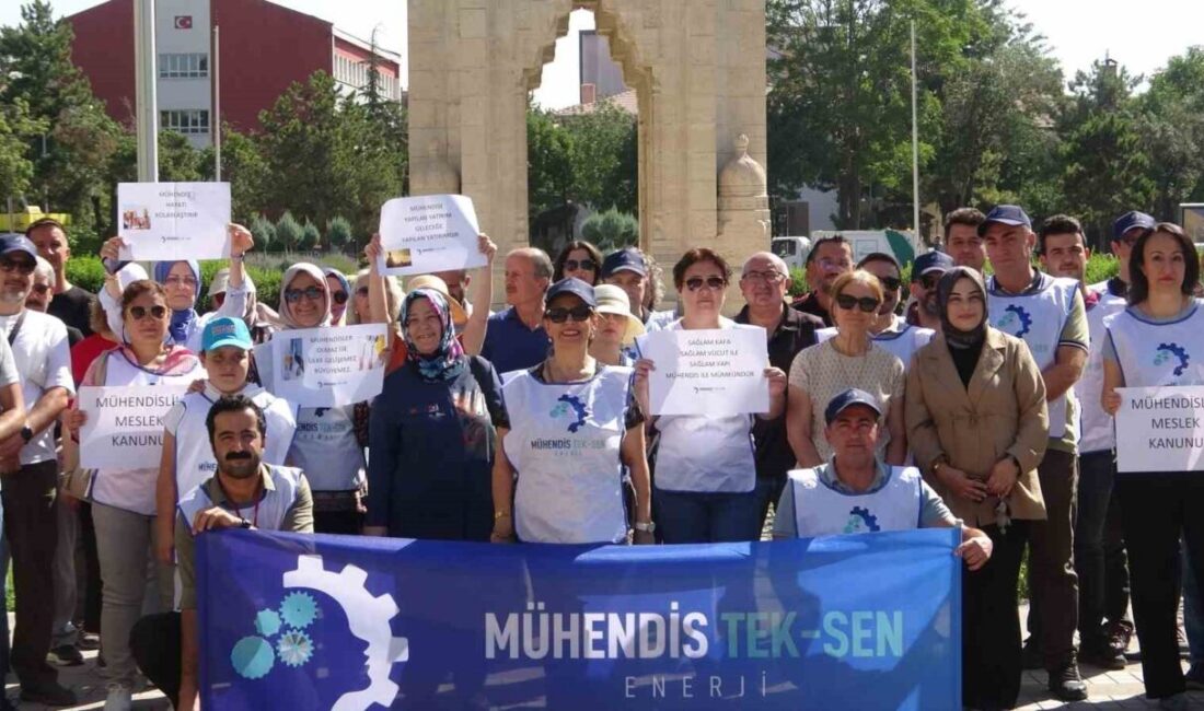 Konya’da Mühendis Tek-Sen Enerji Sendikası kamu mühendisleri ve teknik hizmetler