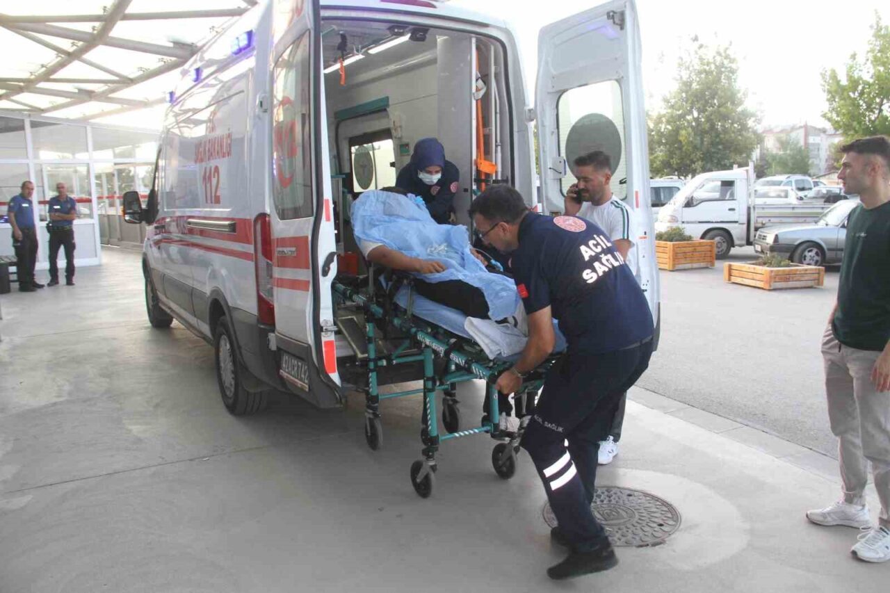 Konya’nın Beyşehir ilçesinde aile içi tartışmanın kavgaya dönüşmesi sonucu bir