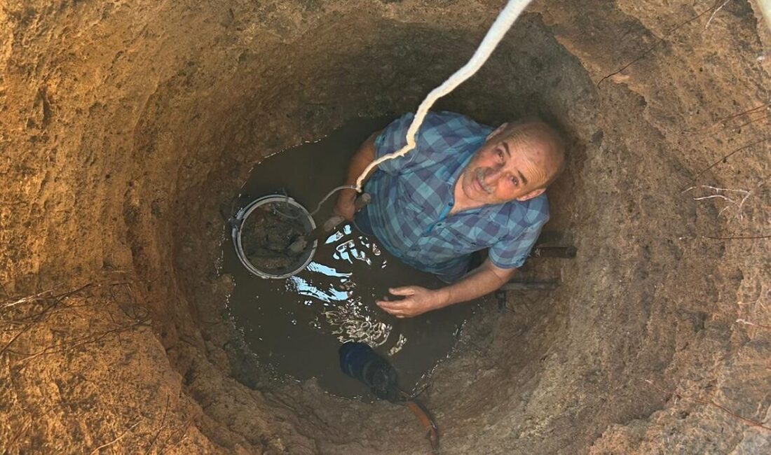 Konya’nın Sarayönü ilçesinde bir çiftçinin dedelerinden kalma 80 yıllık kuyularında