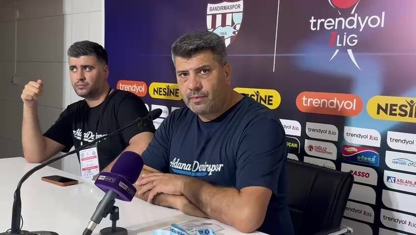 Adana Demirspor Teknik Direktörü Koray Palaz, Bandırmaspor mağlubiyetinin ardından, “İlk
